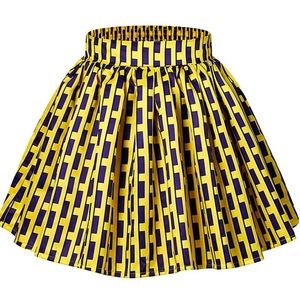 African print skirt